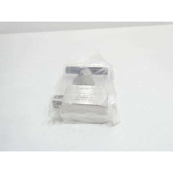 Swagelok MANUAL NPT STAINLESS 10000PSI 1/2IN NEEDLE VALVE SS-6HNBM8-F8 - main